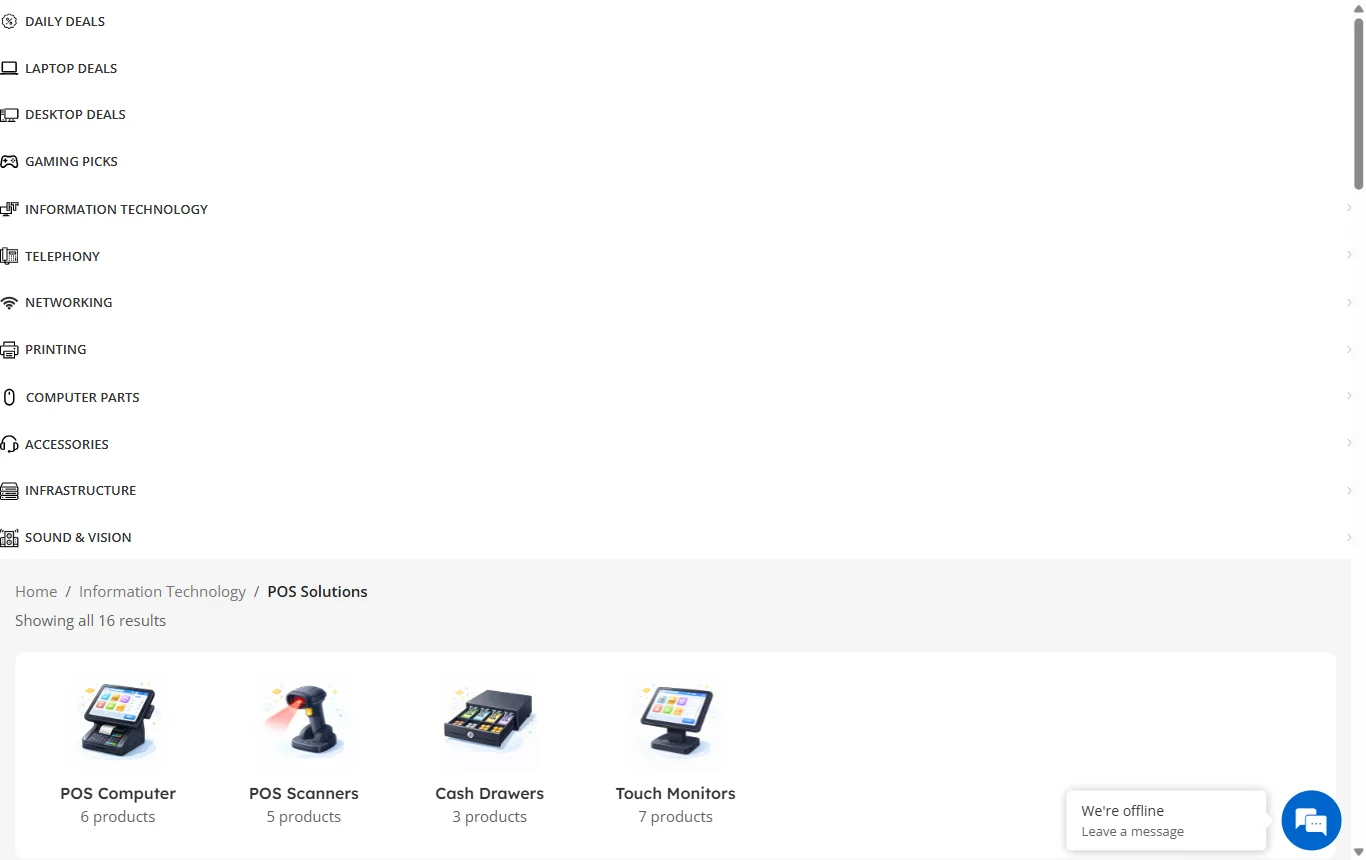 Cyprus PC, η σελίδα που εμφανίζεται στη θέση 5 της Google για «pos solution cyprus»
